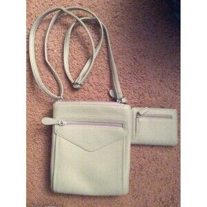 INVENTORY REDUCTION Mint Green SafeKeeper Crossbody Bag w/Matching Wallet NB